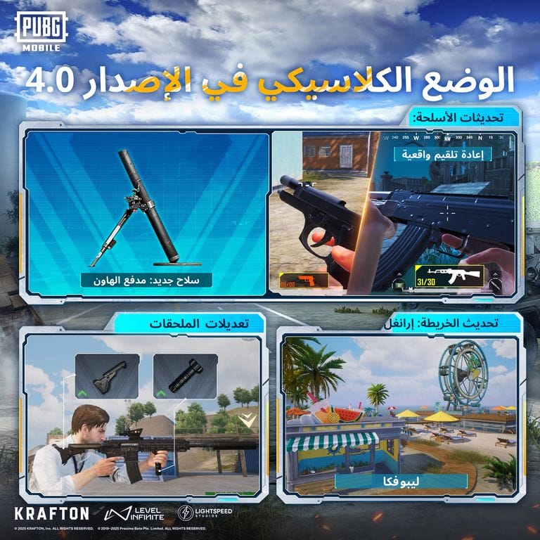 تحميل تحديث ببجي موبايل 4.0 والمحاكي